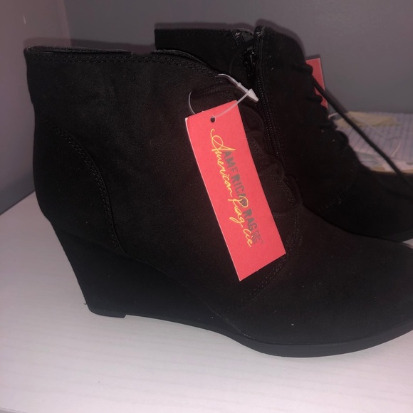 American Rag Shoes - BRAND NEW HIGH HEEL BLACK BOOTS